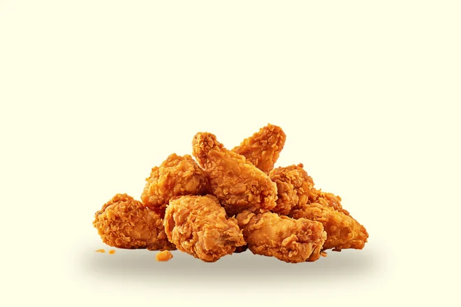 Quatre wings de poulet croustillantes