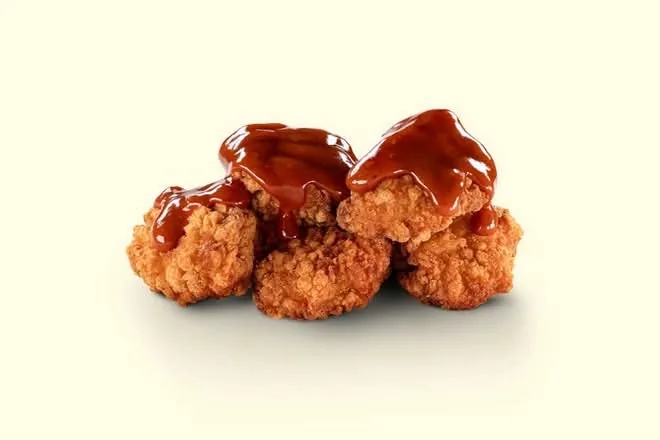 Korean chunks de poulet laqués