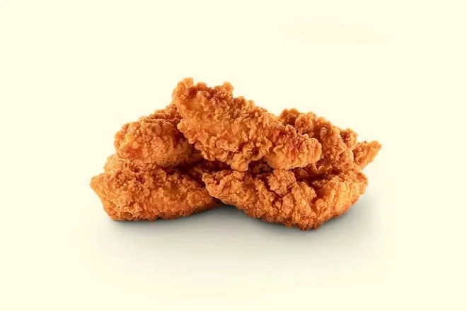 Cinq tenders de poulet croustillants